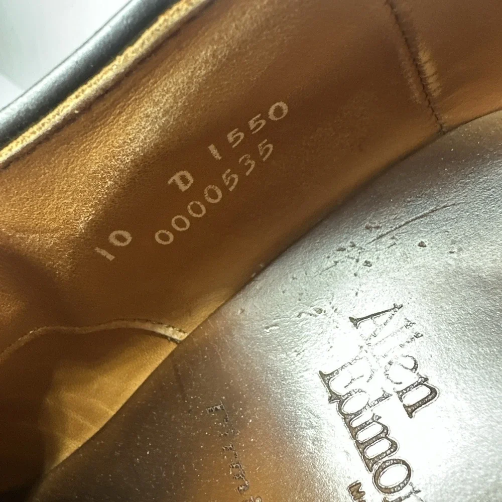ALLEN EDMONDS Birmingham‎ Mens 10D Dress Shoes Brown Wingtip Leather Oxford